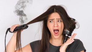 درمان موهای سوخته