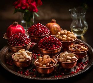 ترکیب آجیل شب یلدا رژیمی