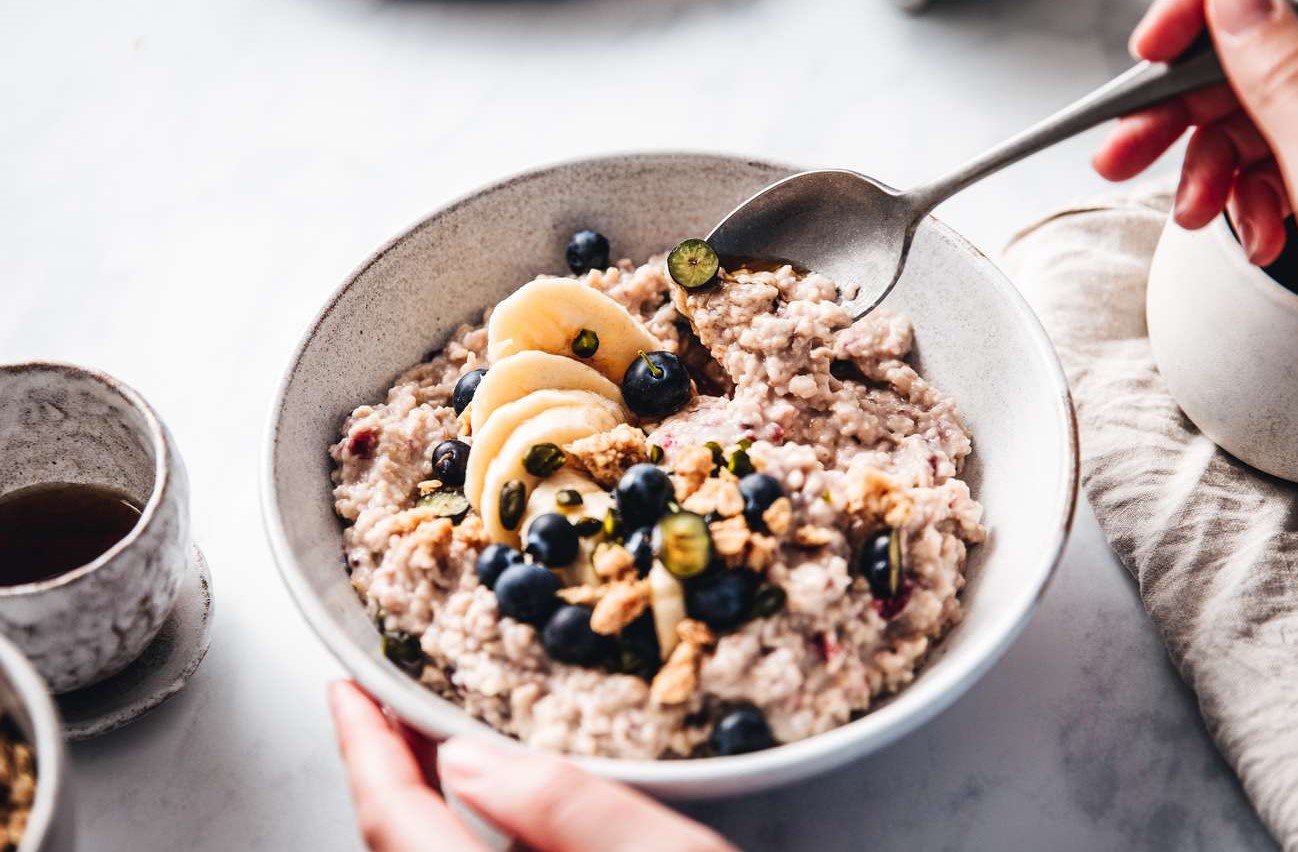 اوتمیل رژیمی با موز