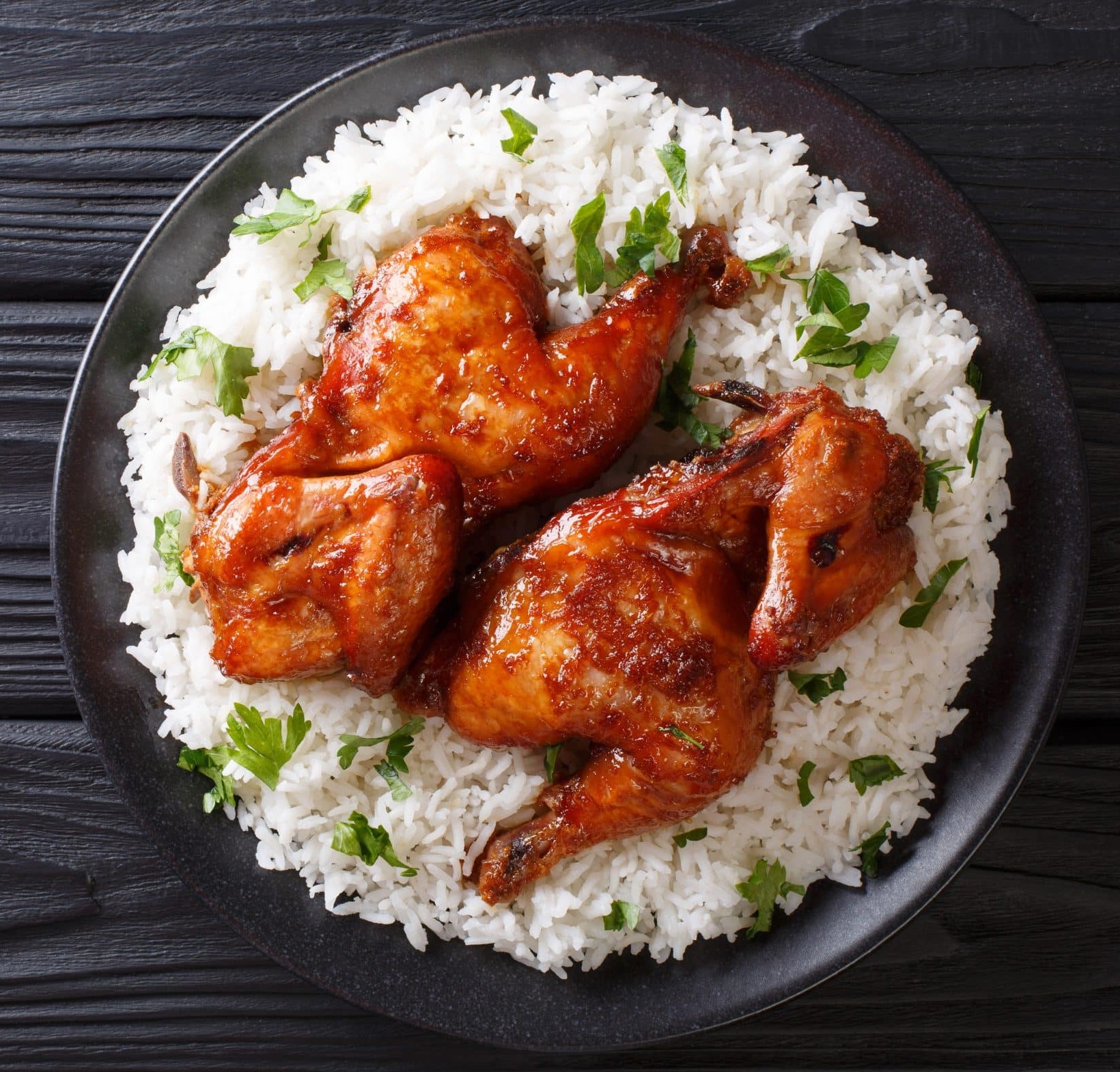 مرغ با برنج - ناهار رژیمی با برنج