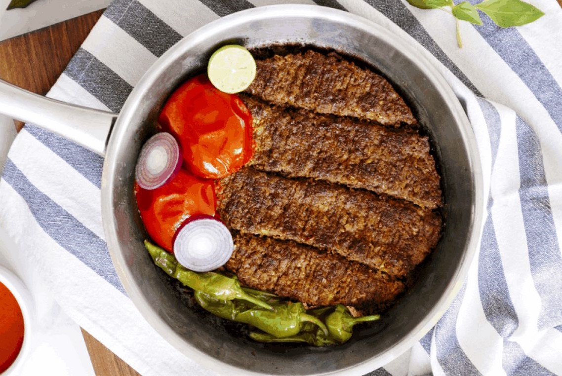 کباب تابه ای رژیمی - غذای رژیمی با گوشت چرخ کرده