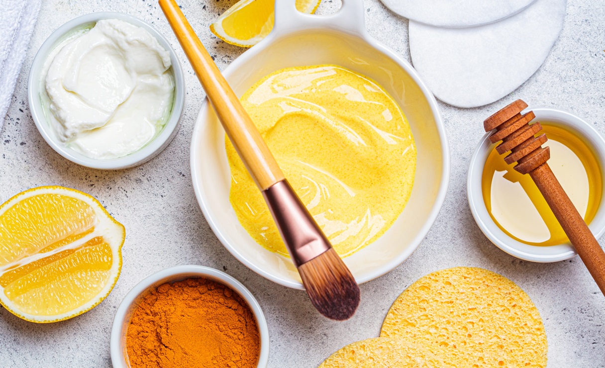 ماسک زردچوبه - ماسک ماست و زردچوبه برای صورت