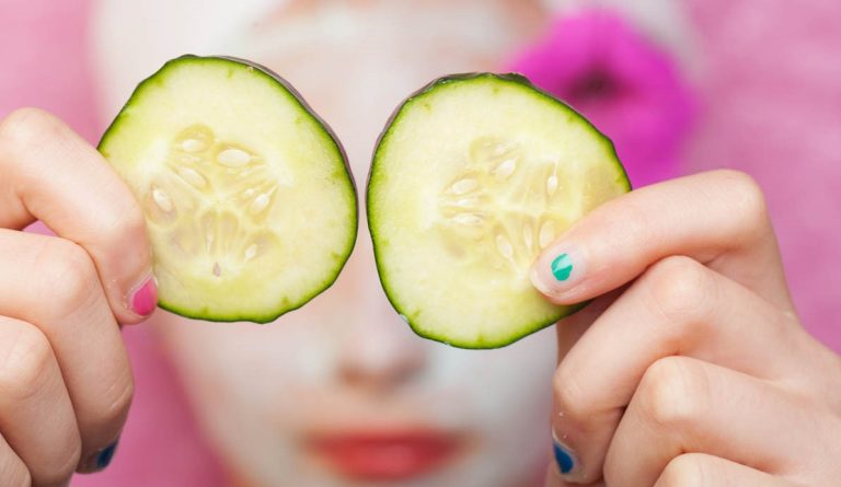 فواید خیار یخ زده برای پوست