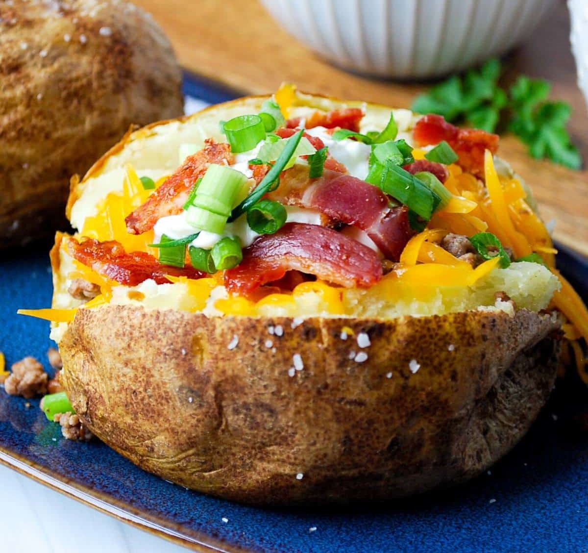 سیب زمینی شکم پر - فست فود رژیمی