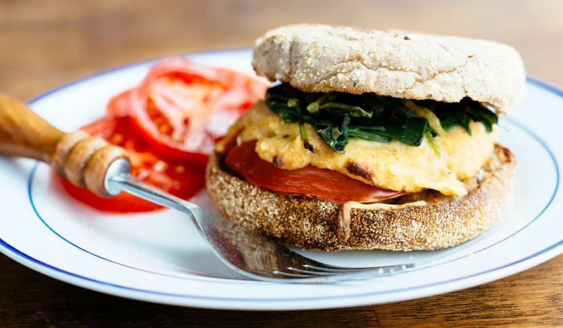 ساندویچ رژیمی - غذای رژیمی بدون گوشت