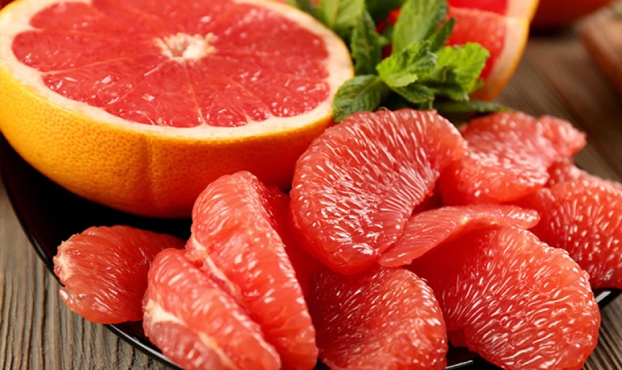 گریپ فروت - میوه های کم کالری و چربی سوز