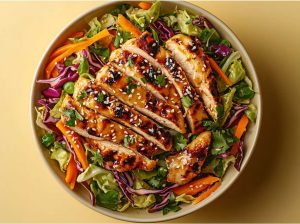 سالاد پروتئینی با مرغ