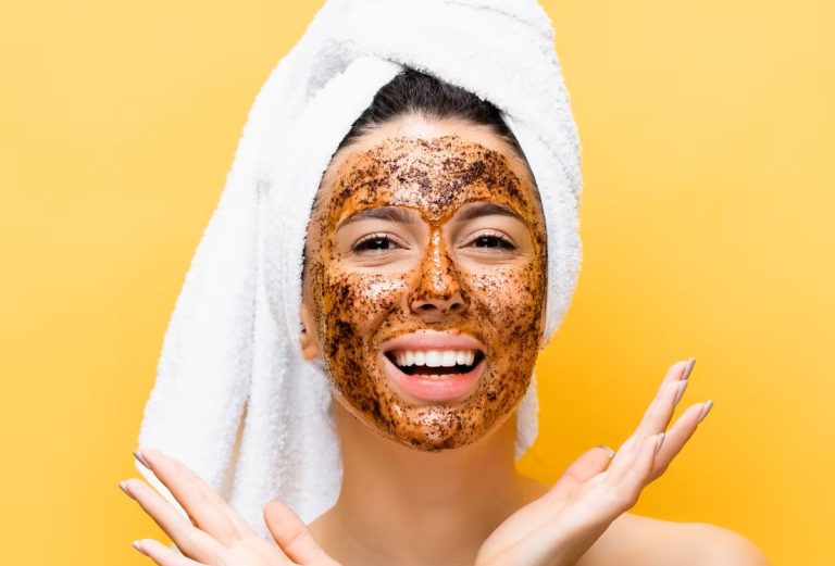 ماسک قهوه و گلاب