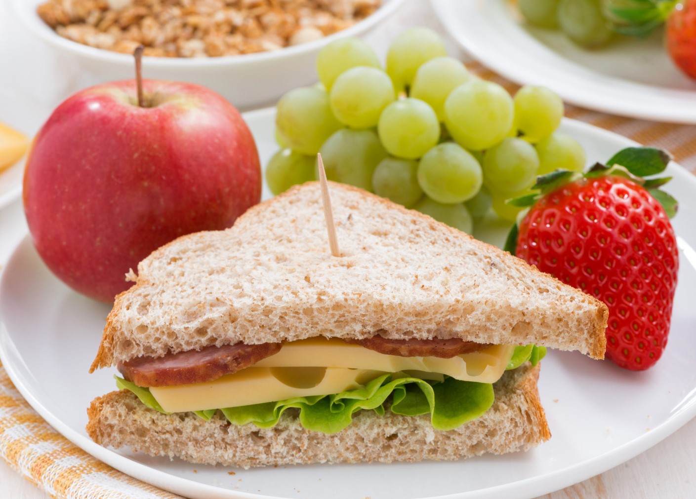 ساندویچ رژیمی - میان وعده های سالم