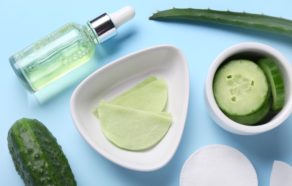 ماسک خیار برای صورت - ماسک آلوئه ورا و خیار