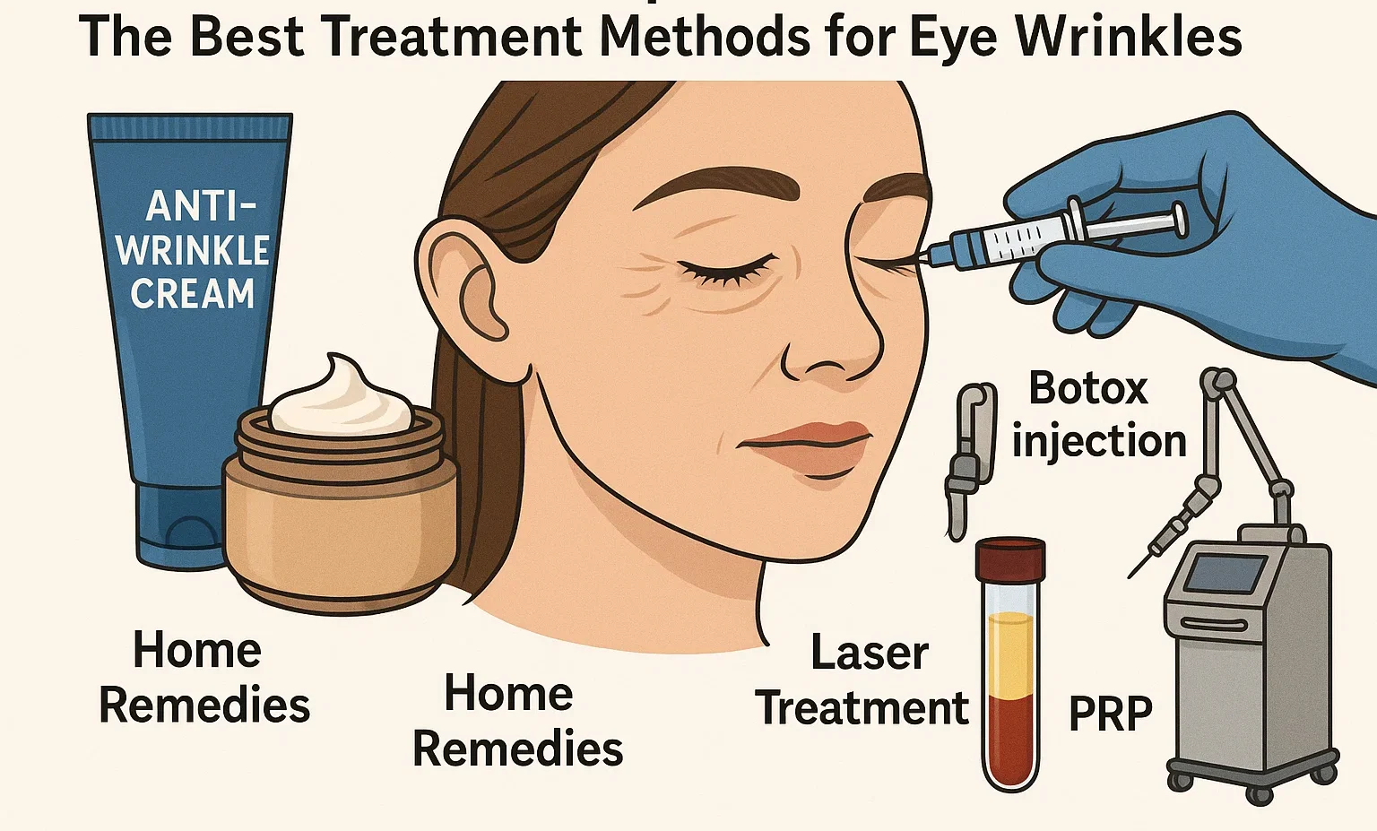درمان چروک دور چشم