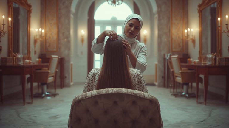 زنی در حال پلکس تراپی