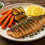 ماهی گریل شده