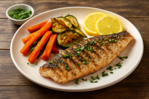 ماهی گریل شده