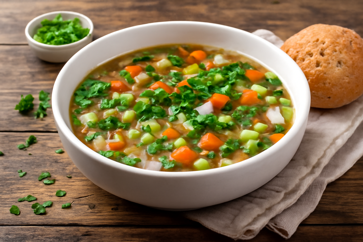 سوپ سبزیجات - غذای خوشمزه رژیمی