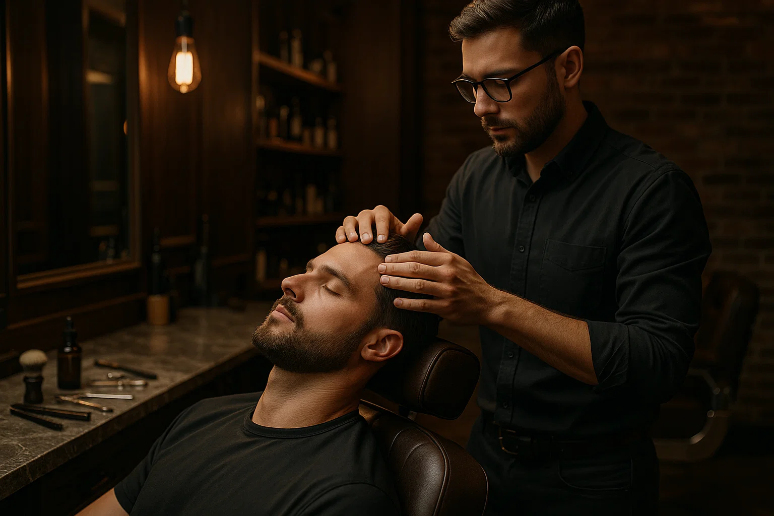 اسکالپ موی سر آقایان