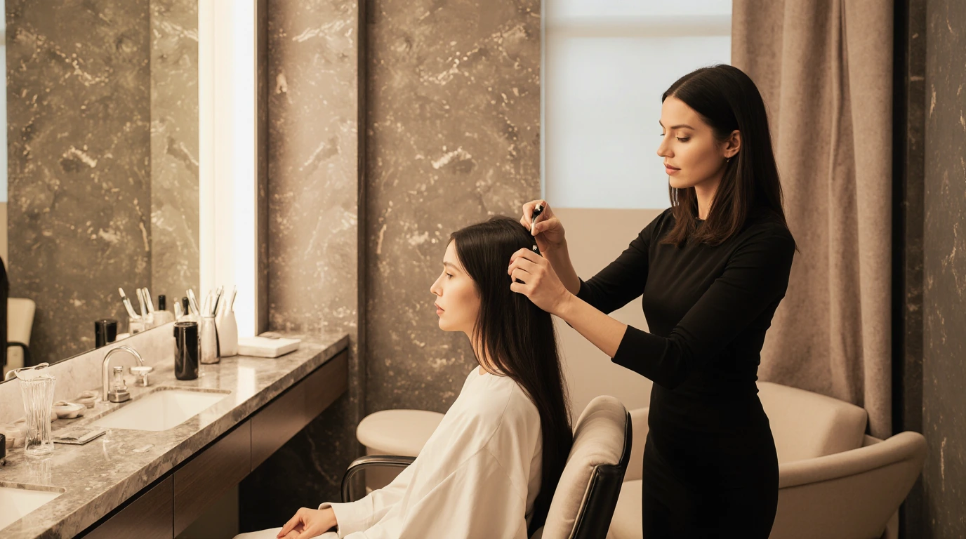 مراحل انجام بوتاکس مو