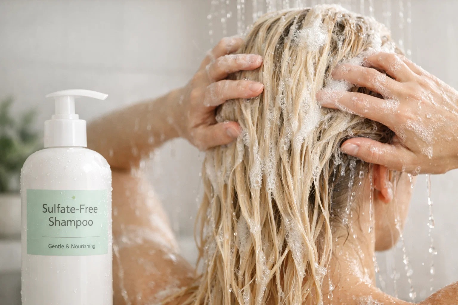 مراقبت از موی دکلره شده