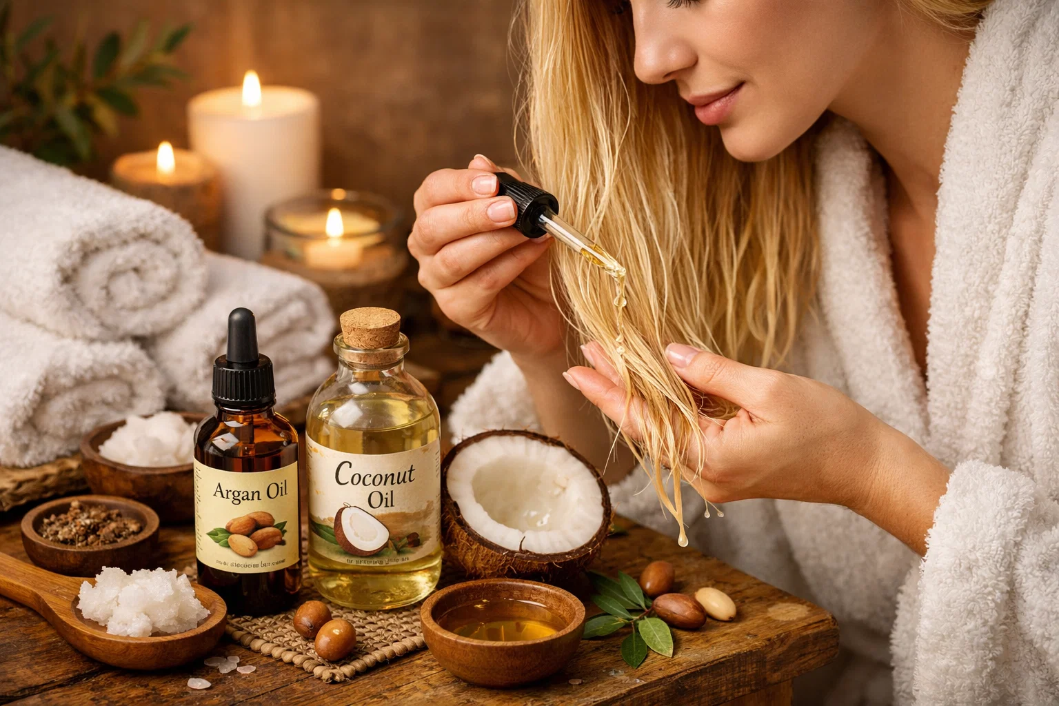 روغن تراپی موی دکلره