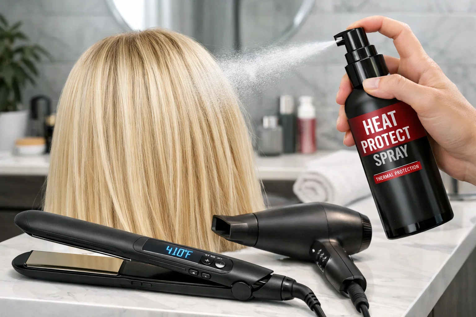 مراقبت از موی دکلره