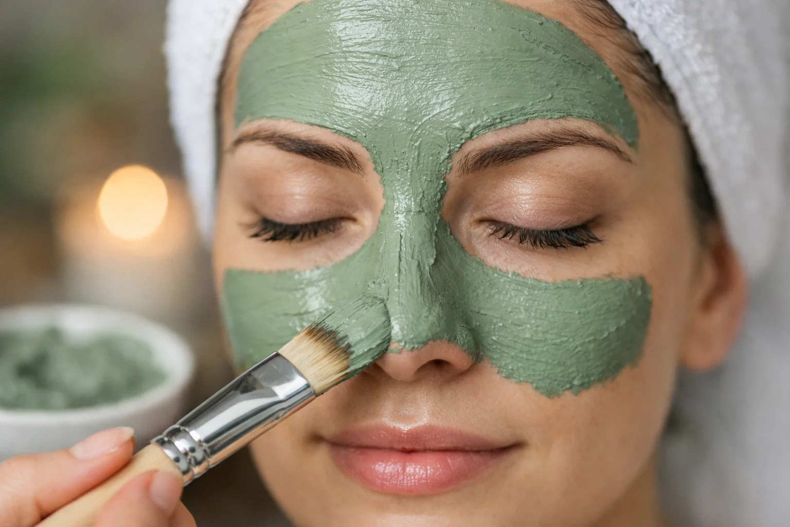 ماسک خاک رس و لیمو