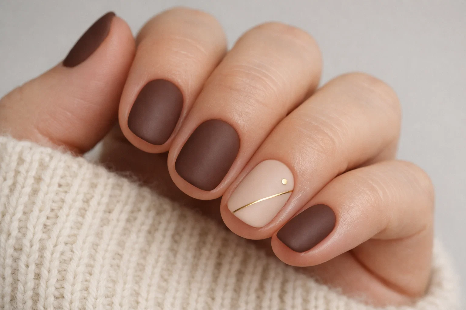  طرح ناخن پاییزی ساده و شیک