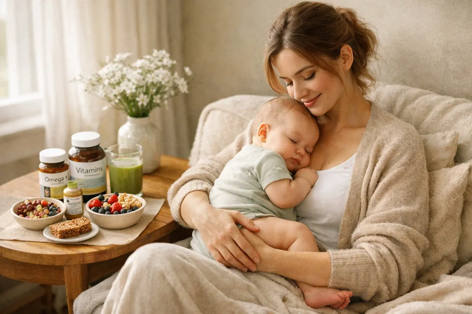 ویتامین‌های ایمن برای درمان ریزش مو در دوران شیردهی