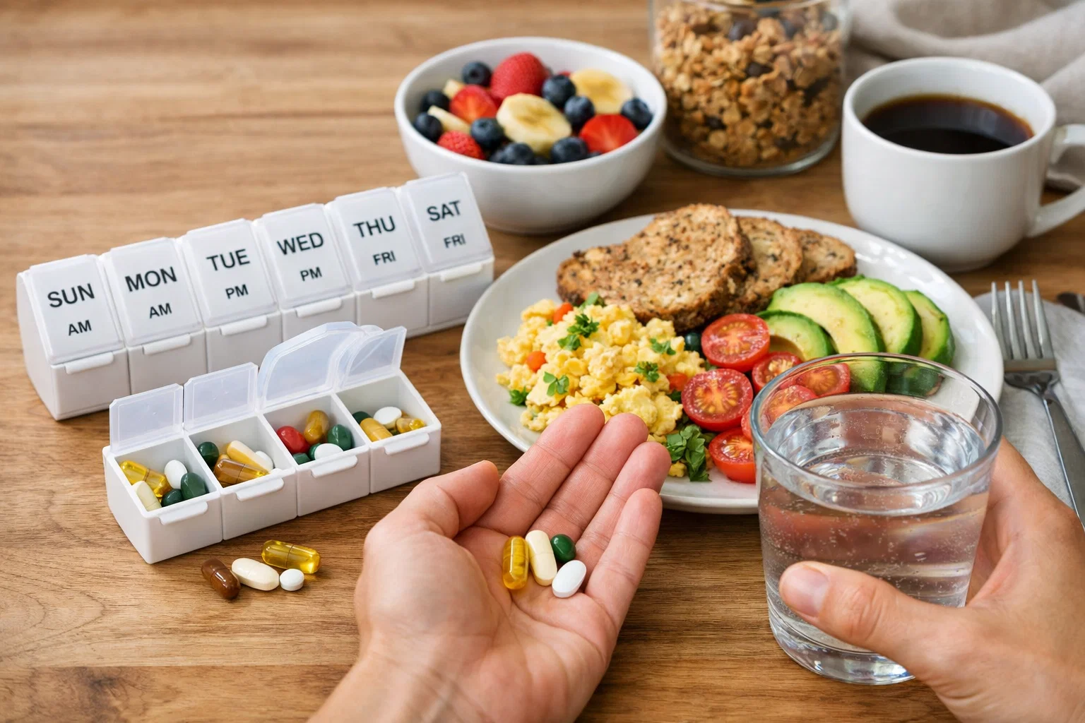 نحوه صحیح مصرف روزانه قرص ویتامین برای ریزش مو