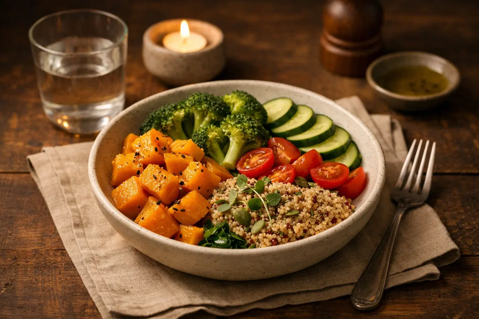 مصرف کدو حلوایی در شب