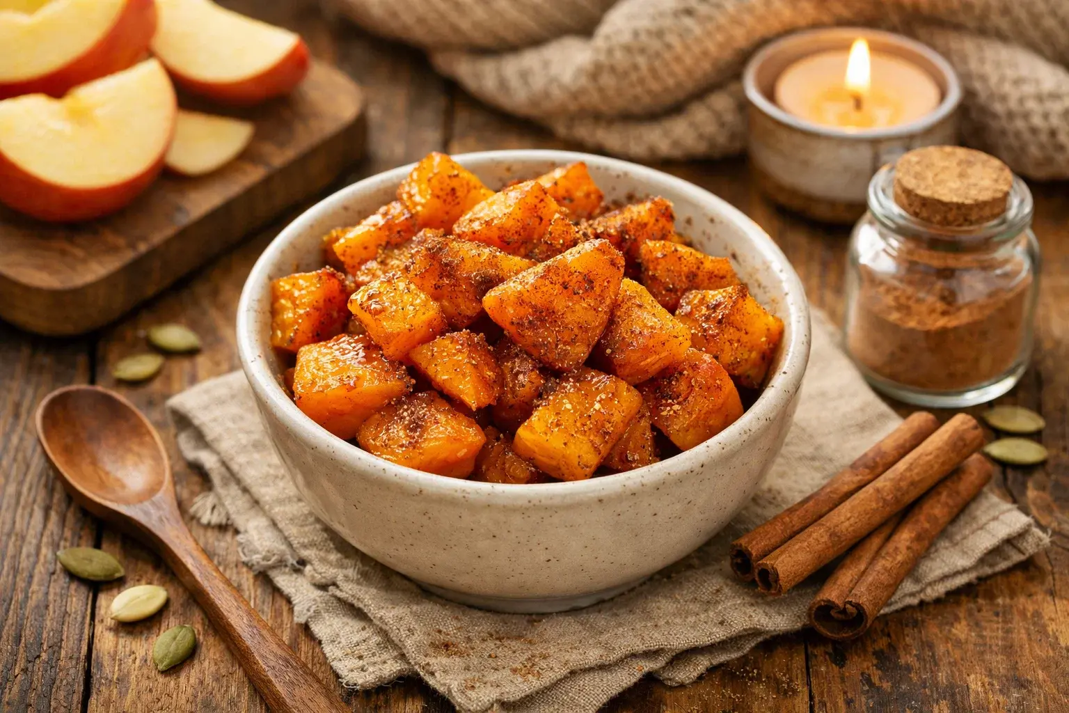 کدو حلوایی برای میان وعده