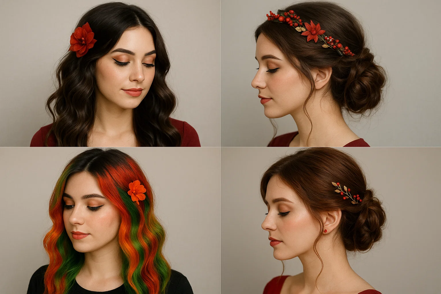 آرایش مو شب یلدا