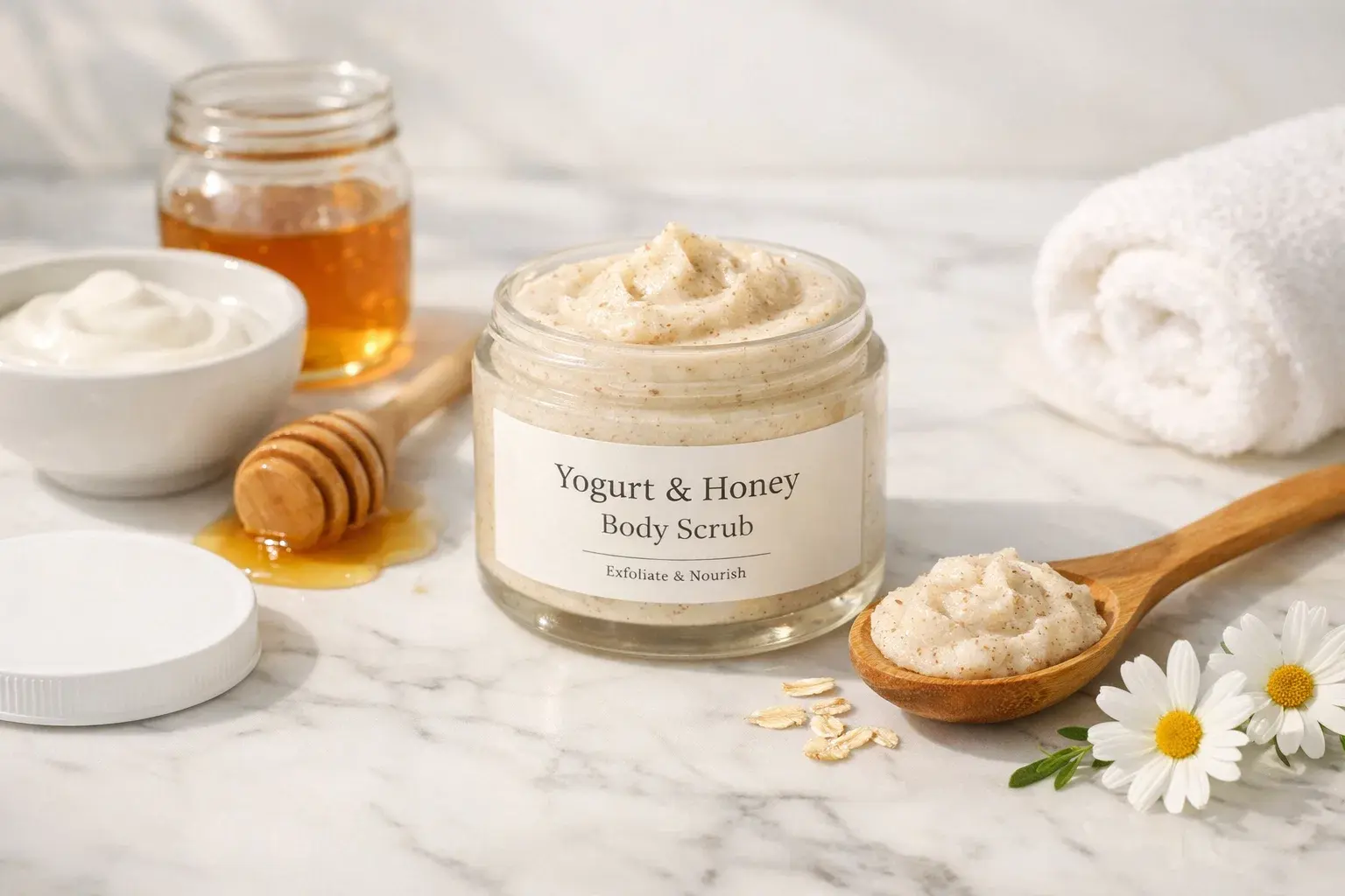 اسکراب بدن خانگی