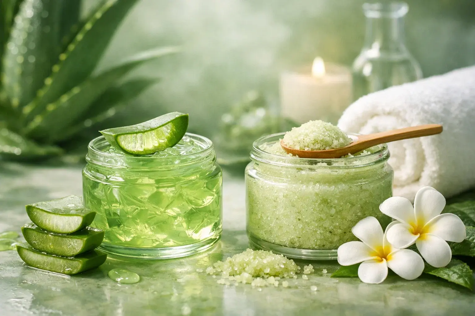 اسکراب آلوئه ورا