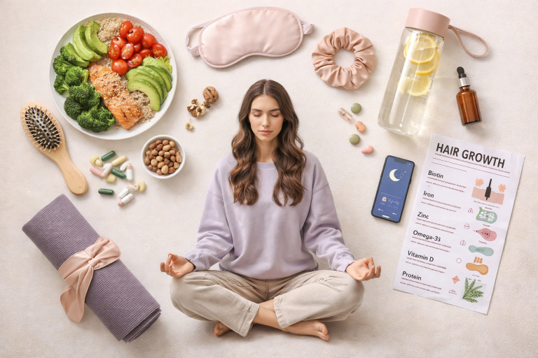 رشد سریع مو در یک هفته