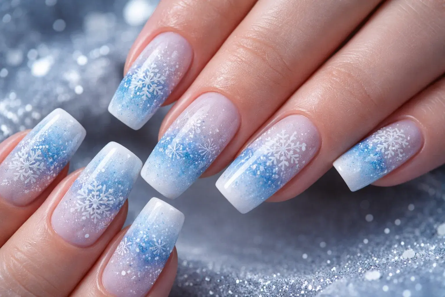 طرح ناخن برفی