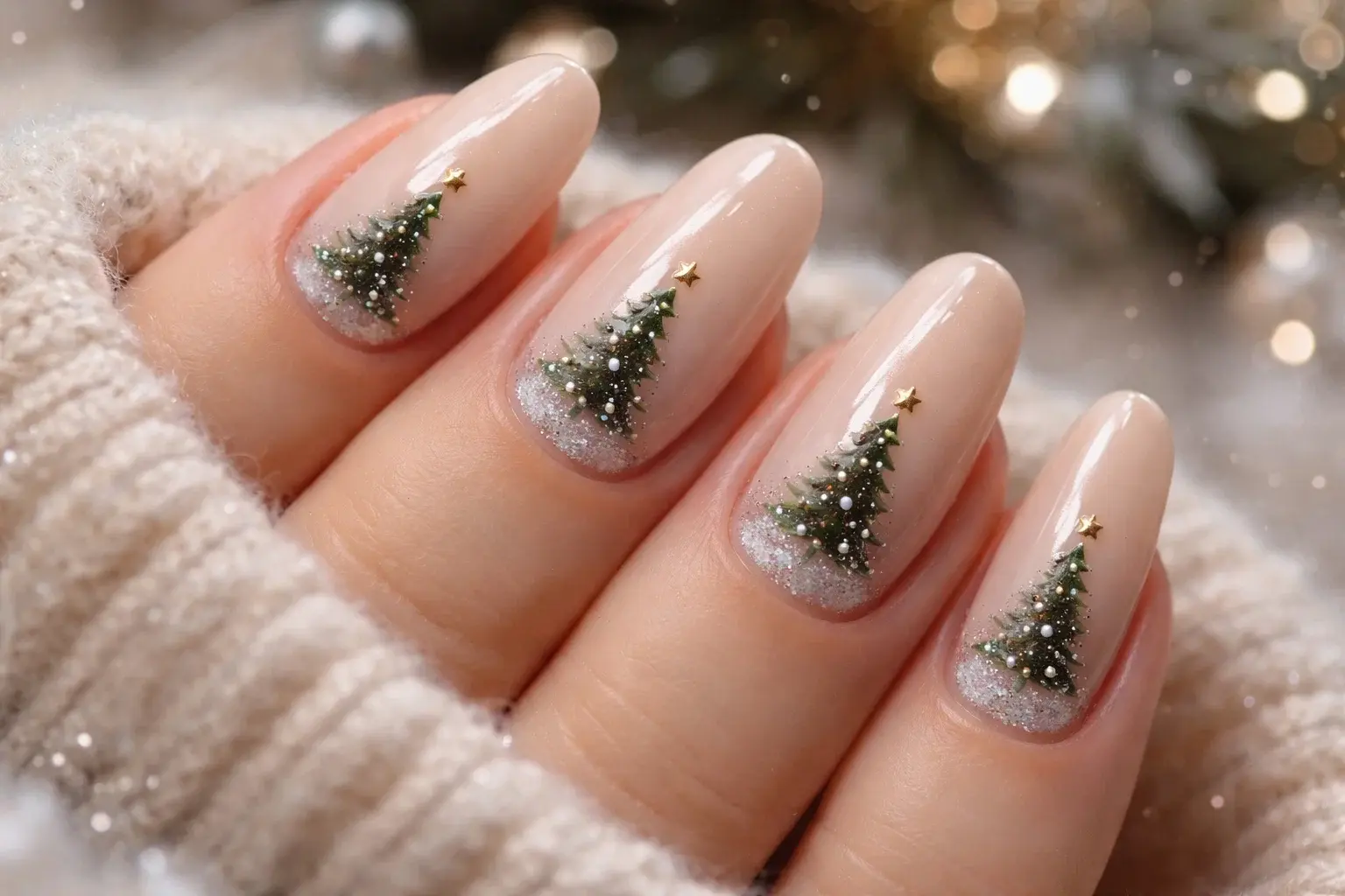 طرح ناخن زمستانی