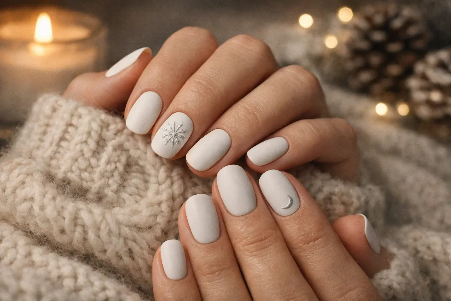طرح ناخن زمستانی