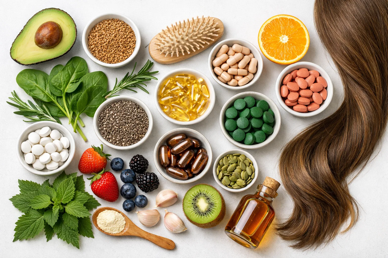 ویتامین برای ریزش مو