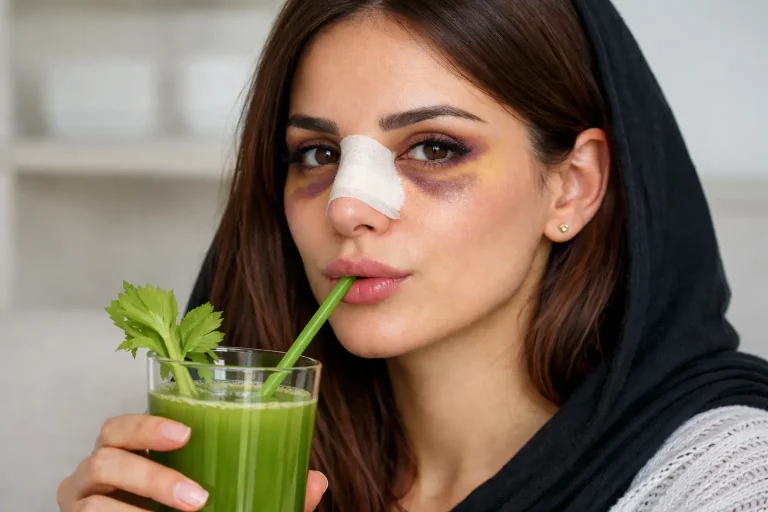 رفع کبودی بعد از عمل بینی